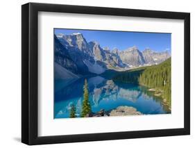 Canada, Banff National Park, Valley of the Ten Peaks, Moraine Lake-Jamie & Judy Wild-Framed Photographic Print