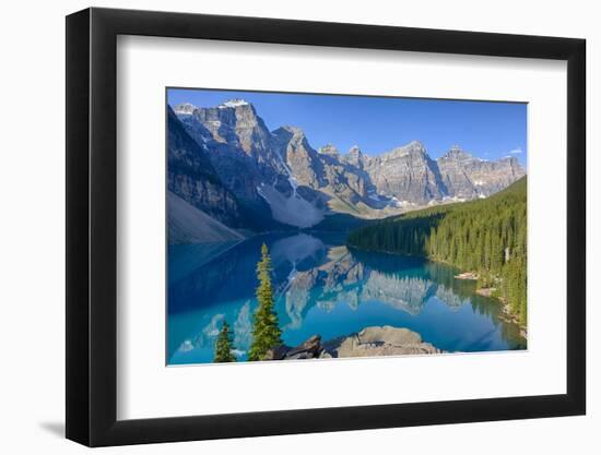 Canada, Banff National Park, Valley of the Ten Peaks, Moraine Lake-Jamie & Judy Wild-Framed Photographic Print