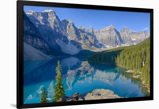 Canada, Banff National Park, Valley of the Ten Peaks, Moraine Lake-Jamie & Judy Wild-Framed Photographic Print