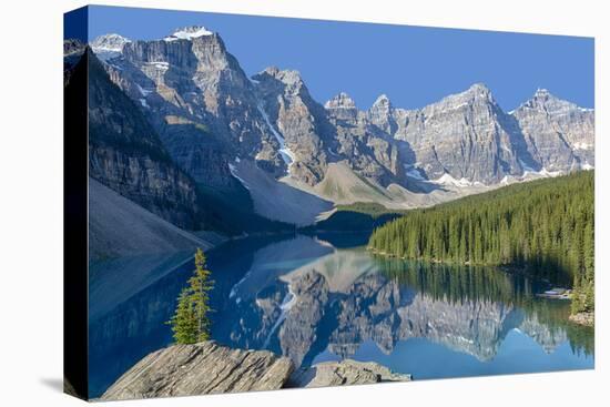 Canada, Banff National Park, Valley of the Ten Peaks, Moraine Lake-Jamie & Judy Wild-Stretched Canvas