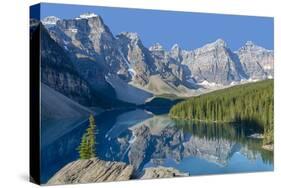 Canada, Banff National Park, Valley of the Ten Peaks, Moraine Lake-Jamie & Judy Wild-Stretched Canvas