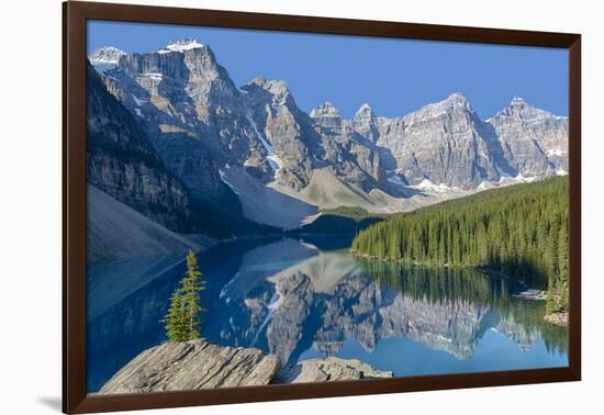 Canada, Banff National Park, Valley of the Ten Peaks, Moraine Lake-Jamie & Judy Wild-Framed Photographic Print