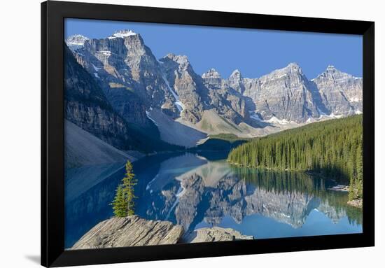 Canada, Banff National Park, Valley of the Ten Peaks, Moraine Lake-Jamie & Judy Wild-Framed Photographic Print