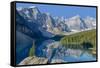 Canada, Banff National Park, Valley of the Ten Peaks, Moraine Lake-Jamie & Judy Wild-Framed Stretched Canvas