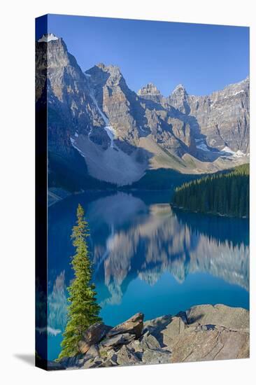 Canada, Banff National Park, Valley of the Ten Peaks, Moraine Lake-Jamie & Judy Wild-Stretched Canvas