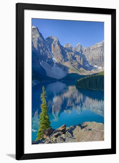 Canada, Banff National Park, Valley of the Ten Peaks, Moraine Lake-Jamie & Judy Wild-Framed Photographic Print