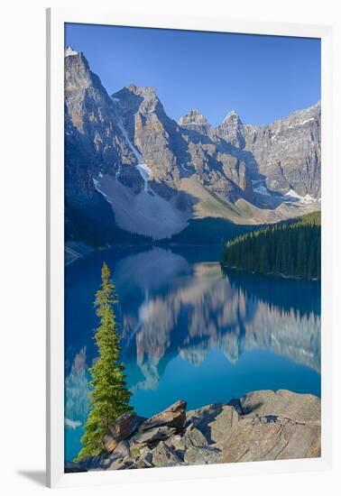 Canada, Banff National Park, Valley of the Ten Peaks, Moraine Lake-Jamie & Judy Wild-Framed Photographic Print