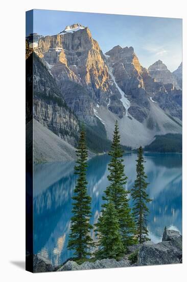 Canada, Banff National Park, Valley of the Ten Peaks, Moraine Lake-Jamie & Judy Wild-Stretched Canvas