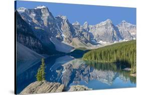 Canada, Banff National Park, Valley of the Ten Peaks, Moraine Lake-Jamie & Judy Wild-Stretched Canvas