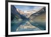 Canada, Banff NP, Lake Louise, Mount Victoria and Victoria Glaciers-Jamie & Judy Wild-Framed Photographic Print