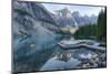 Canada, Banff NP, Valley of the Ten Peaks, Moraine Lake, Canoe Dock-Jamie & Judy Wild-Mounted Photographic Print