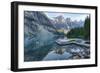 Canada, Banff NP, Valley of the Ten Peaks, Moraine Lake, Canoe Dock-Jamie & Judy Wild-Framed Photographic Print