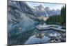 Canada, Banff NP, Valley of the Ten Peaks, Moraine Lake, Canoe Dock-Jamie & Judy Wild-Mounted Photographic Print