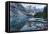 Canada, Banff NP, Valley of the Ten Peaks, Moraine Lake, Canoe Dock-Jamie & Judy Wild-Framed Stretched Canvas