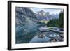 Canada, Banff NP, Valley of the Ten Peaks, Moraine Lake, Canoe Dock-Jamie & Judy Wild-Framed Photographic Print