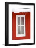 Canada, Banff, window detail.-Michele Westmorland-Framed Photographic Print