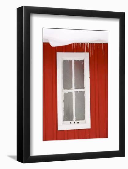 Canada, Banff, window detail.-Michele Westmorland-Framed Photographic Print