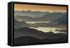 Canada, British Columbia. Aerial view of Pacific Rim National Park.-Yuri Choufour-Framed Stretched Canvas