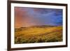 Canada, British Columbia, Cache Creek. Stormy clouds over prairie at sunrise.-Jaynes Gallery-Framed Photographic Print