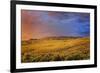 Canada, British Columbia, Cache Creek. Stormy clouds over prairie at sunrise.-Jaynes Gallery-Framed Photographic Print