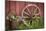 Canada, British Columbia, Cache Creek. Vintage wagon wheel.-Jaynes Gallery-Mounted Photographic Print