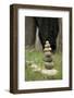 Canada, British Columbia, Cowichan Valley. Balanced Rocks at a Lavender Farm-Kevin Oke-Framed Photographic Print