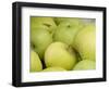 Canada, British Columbia, Cowichan Valley. Close-Up of Green Apples-Kevin Oke-Framed Photographic Print