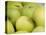 Canada, British Columbia, Cowichan Valley. Close-Up of Green Apples-Kevin Oke-Stretched Canvas
