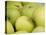 Canada, British Columbia, Cowichan Valley. Close-Up of Green Apples-Kevin Oke-Stretched Canvas