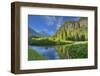 Canada, British Columbia, E.C. Manning Provincial Park. Cascade Range reflection in river.-Jaynes Gallery-Framed Photographic Print