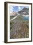 Canada, British Columbia, East Kootenay Mountains. Jewel Lakes and lichen on limestone.-Jaynes Gallery-Framed Photographic Print