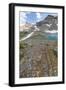 Canada, British Columbia, East Kootenay Mountains. Jewel Lakes and lichen on limestone.-Jaynes Gallery-Framed Photographic Print