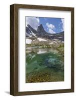 Canada, British Columbia, East Kootenay Mountains. Jewel Lakes and mountains.-Jaynes Gallery-Framed Photographic Print