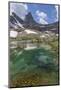 Canada, British Columbia, East Kootenay Mountains. Jewel Lakes and mountains.-Jaynes Gallery-Mounted Photographic Print