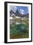 Canada, British Columbia, East Kootenay Mountains. Jewel Lakes and mountains.-Jaynes Gallery-Framed Photographic Print