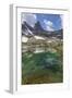 Canada, British Columbia, East Kootenay Mountains. Jewel Lakes and mountains.-Jaynes Gallery-Framed Photographic Print