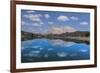 Canada, British Columbia, East Kootenay Mountains. Reflections in lake.-Jaynes Gallery-Framed Photographic Print