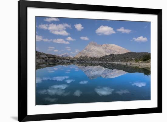 Canada, British Columbia, East Kootenay Mountains. Reflections in lake.-Jaynes Gallery-Framed Photographic Print