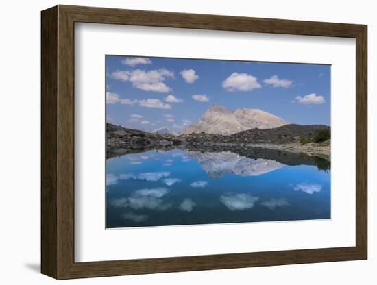 Canada, British Columbia, East Kootenay Mountains. Reflections in lake.-Jaynes Gallery-Framed Photographic Print