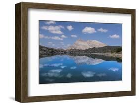 Canada, British Columbia, East Kootenay Mountains. Reflections in lake.-Jaynes Gallery-Framed Photographic Print