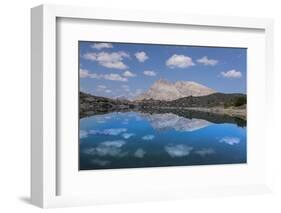 Canada, British Columbia, East Kootenay Mountains. Reflections in lake.-Jaynes Gallery-Framed Photographic Print