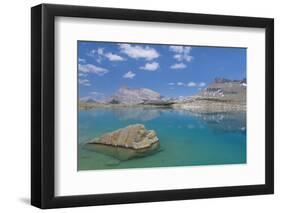 Canada, British Columbia, East Kootenay Mountains. Upper Jewel Lake landscape.-Jaynes Gallery-Framed Photographic Print