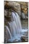 Canada, British Columbia, East Kootenay Mountains. Waterfall pouring out of limestone.-Jaynes Gallery-Mounted Photographic Print