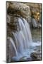 Canada, British Columbia, East Kootenay Mountains. Waterfall pouring out of limestone.-Jaynes Gallery-Mounted Photographic Print