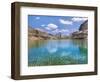 Canada, British Columbia, East Kootenay Mountains. Yellow Lake and mountain landscape.-Jaynes Gallery-Framed Photographic Print