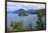 Canada, British Columbia, Egmont. Sailboat on the Jervis Inlet.-Jaynes Gallery-Framed Photographic Print