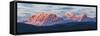 Canada, British Columbia, Golden Ears Provincial Park. Golden Ears mountain panorama.-Yuri Choufour-Framed Stretched Canvas