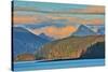 Canada, British Columbia, Graham Island. Queen Charlotte Mountains and ocean.-Jaynes Gallery-Stretched Canvas