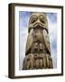 Canada, British Columbia, Hazelton. Gitxsan and Wet'suwet'en totem pole.-Jaynes Gallery-Framed Photographic Print