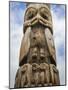 Canada, British Columbia, Hazelton. Gitxsan and Wet'suwet'en totem pole.-Jaynes Gallery-Mounted Photographic Print